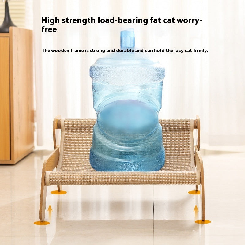 Cat Lounge Chair with Scratch Board – Modern Rest Spot for Stylish Cats - Fionity Pet Supplies