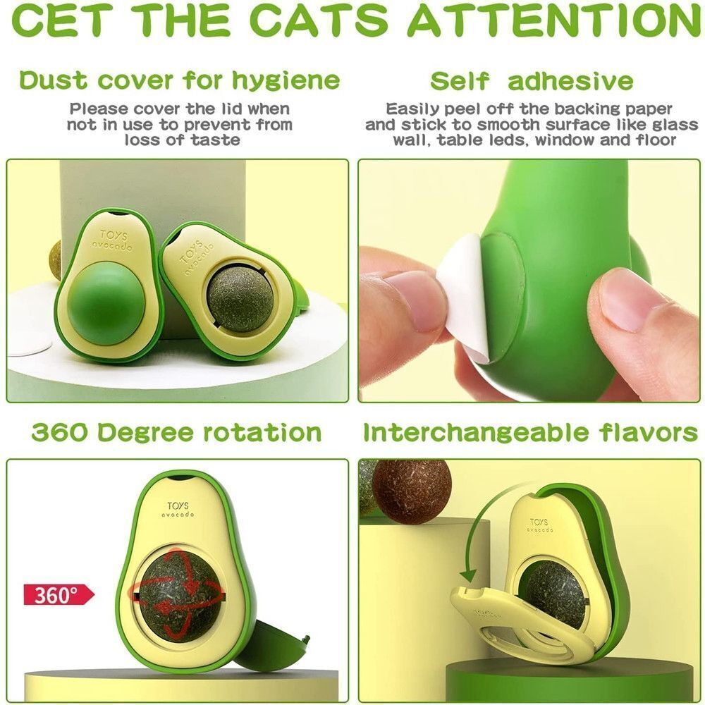 Cute Avocado Catnip Toy - Fionity Pet Supplies