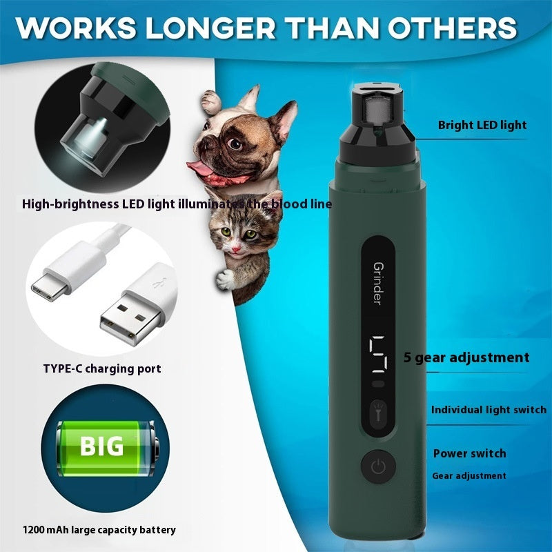 Shear Magic Pet Nail Grinder – Safe, Silent &amp; Stress-Free - Fionity Pet Supplies