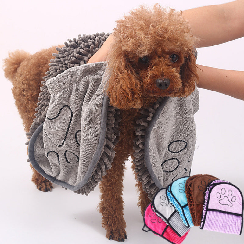Super Absorbent Pet Bath Towel – Quick Drying & Ultra Soft! - Fionity Pet Supplies