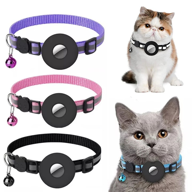 Reflective AirTag Collar – Keep Your Cat Safe, Day & Night - Fionity Pet Supplies