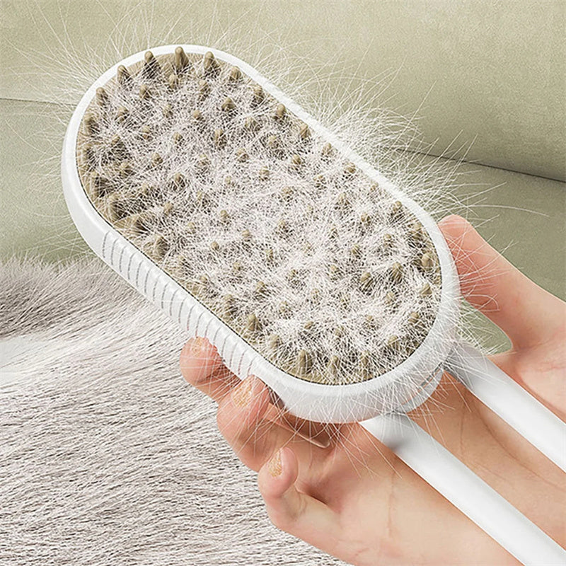 ✨ Cat and Dog Steam Brush™ – 3-in-1 Electric Spray Pet Brush - Fionity Pet Supplies