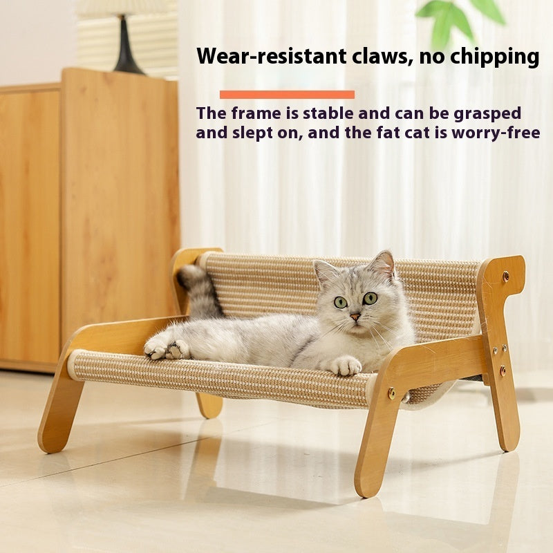 Cat Lounge Chair with Scratch Board – Modern Rest Spot for Stylish Cats - Fionity Pet Supplies